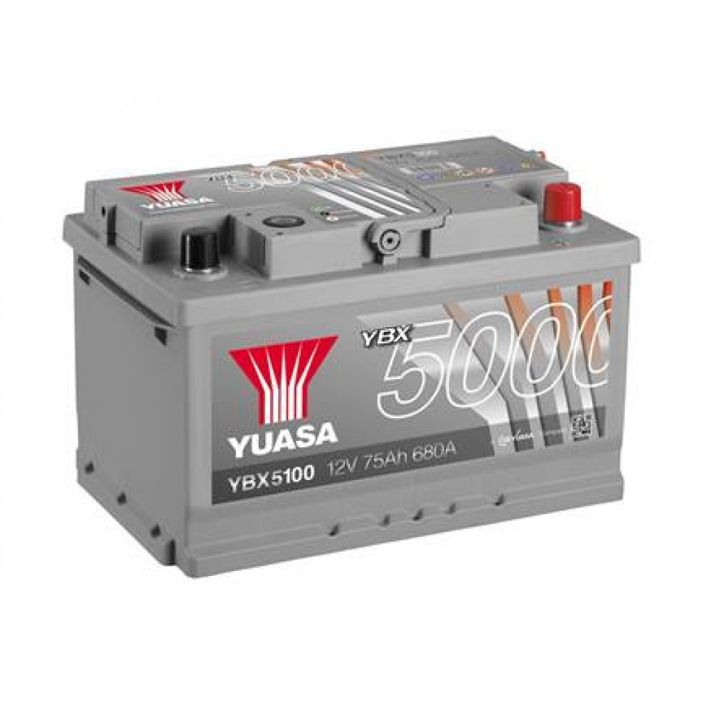 Yuasa 12V 75Ah Silver High Performance Battery YBX5100 (0)