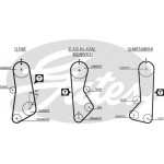 5002 (8595-15002)  Ремінь ГРМ GATES 