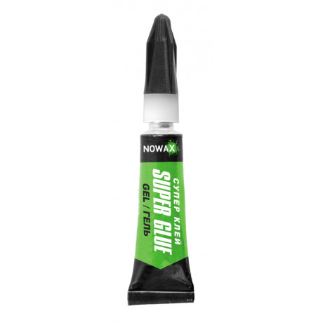 NOWAX  Суперклей гель,100%СА,3g*6шт./диспл.