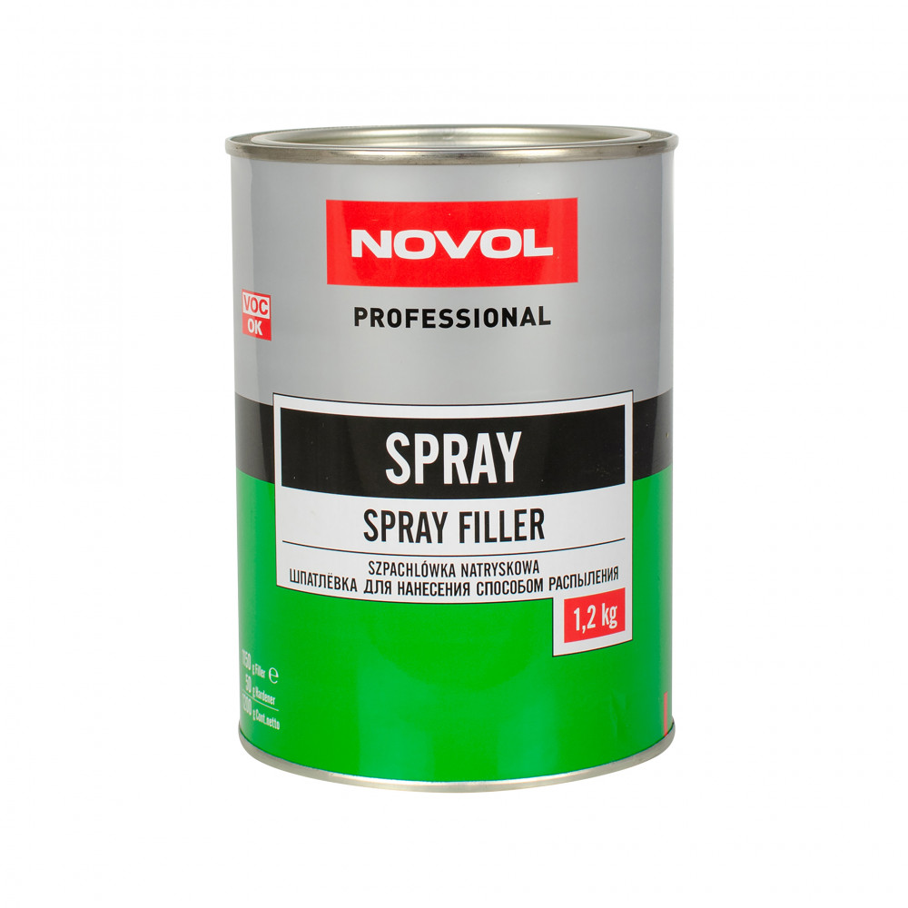 Шпатлівка розпилююча SPRAY 1,2кг  x6