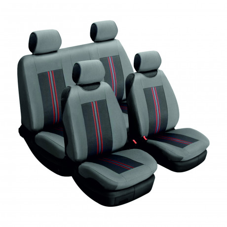 BELTEX Чохли універсал  Comfort сірий,к-т на 4 сидіння зі вставк. ориг.тканин,без підголовників