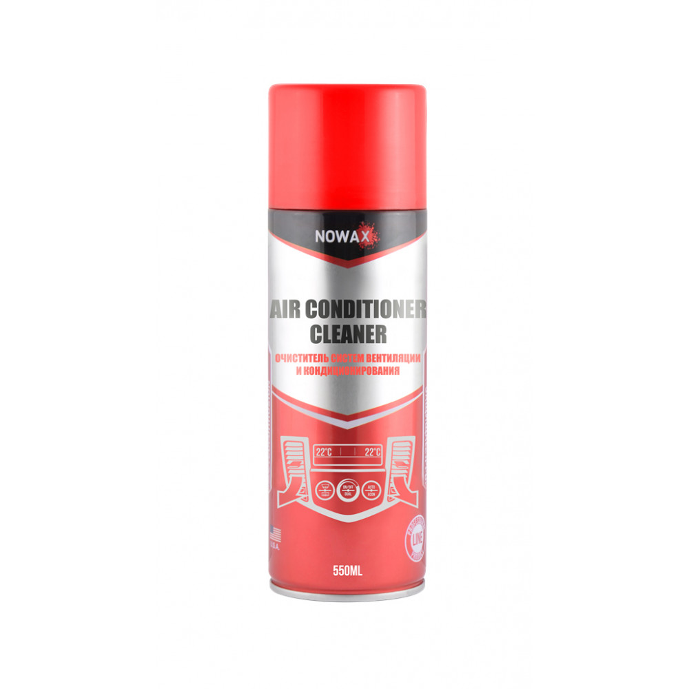 NOWAX  Очисник си-ми вентиляції і кондиціонування,Air Condisioner Cleaner,550ml. (12шт.) 