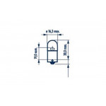 R10W 24V 10W BA15s HEAVY DUTY  |AUXILIARY LAMPS|  10шт 