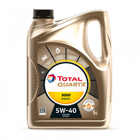 TOTAL QUARTZ 9000 ENERGY 5W-40, 5L (x3)