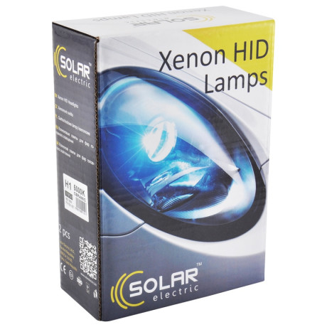 SOLAR H1 CERAMIC, 5000K,85V,35W P14.5s KET (2 шт.)