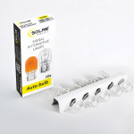 SOLAR Автолампа  W21W 12V W3x16d (10шт.) 