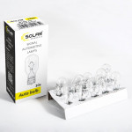 SOLAR Автолампа  W16W 12V W2,1x9,5d (10шт.) 