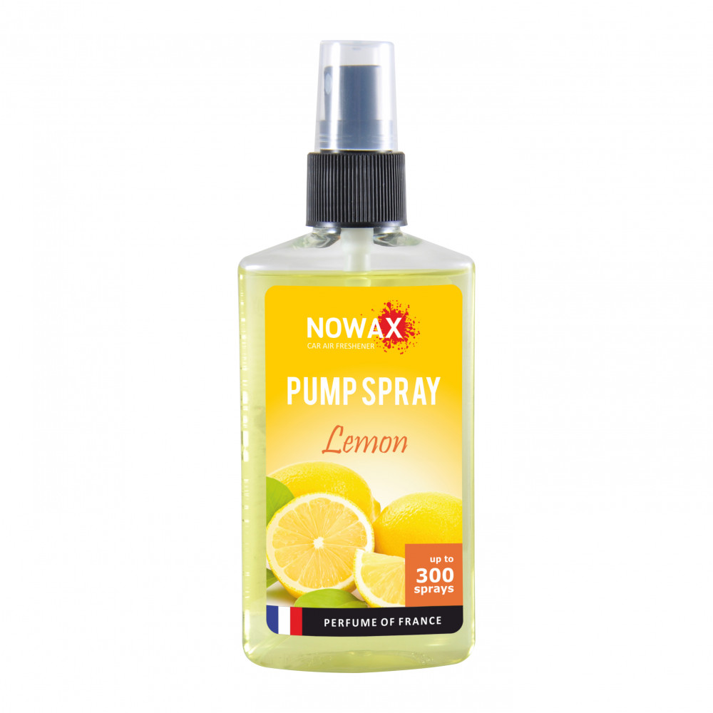 NOWAX Автомобільний ароматизатор повітря PUMP SPRAY 75ml, Lemon,