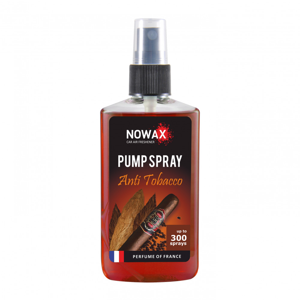 NOWAX Автомобільний ароматизатор повітря PUMP SPRAY 75ml, Anti Tobacco,