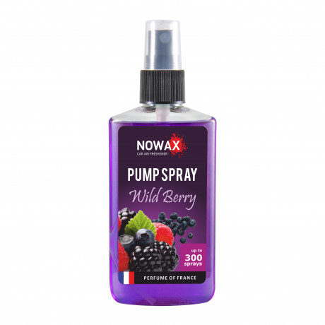 NOWAX Автомобільний ароматизатор повітря PUMP SPRAY 75ml, Wild berry,