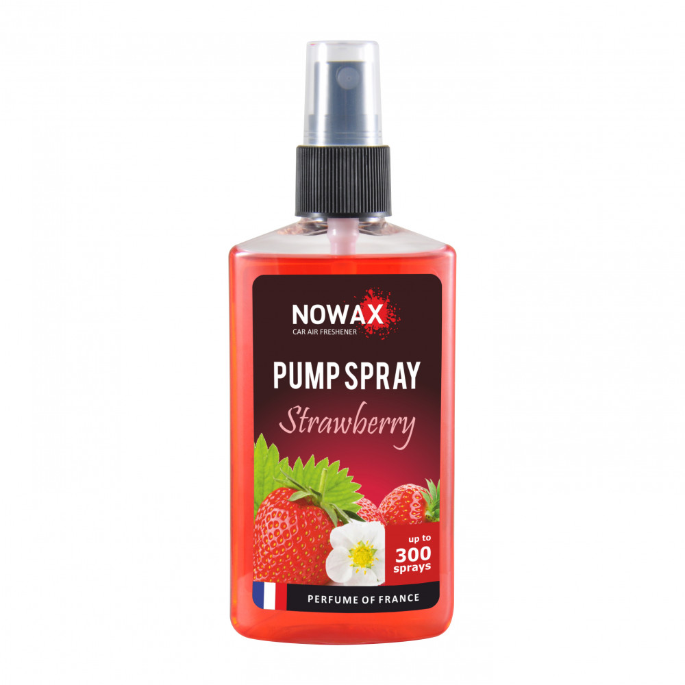 NOWAX Автомобільний ароматизатор повітря PUMP SPRAY 75ml, Strawberry,