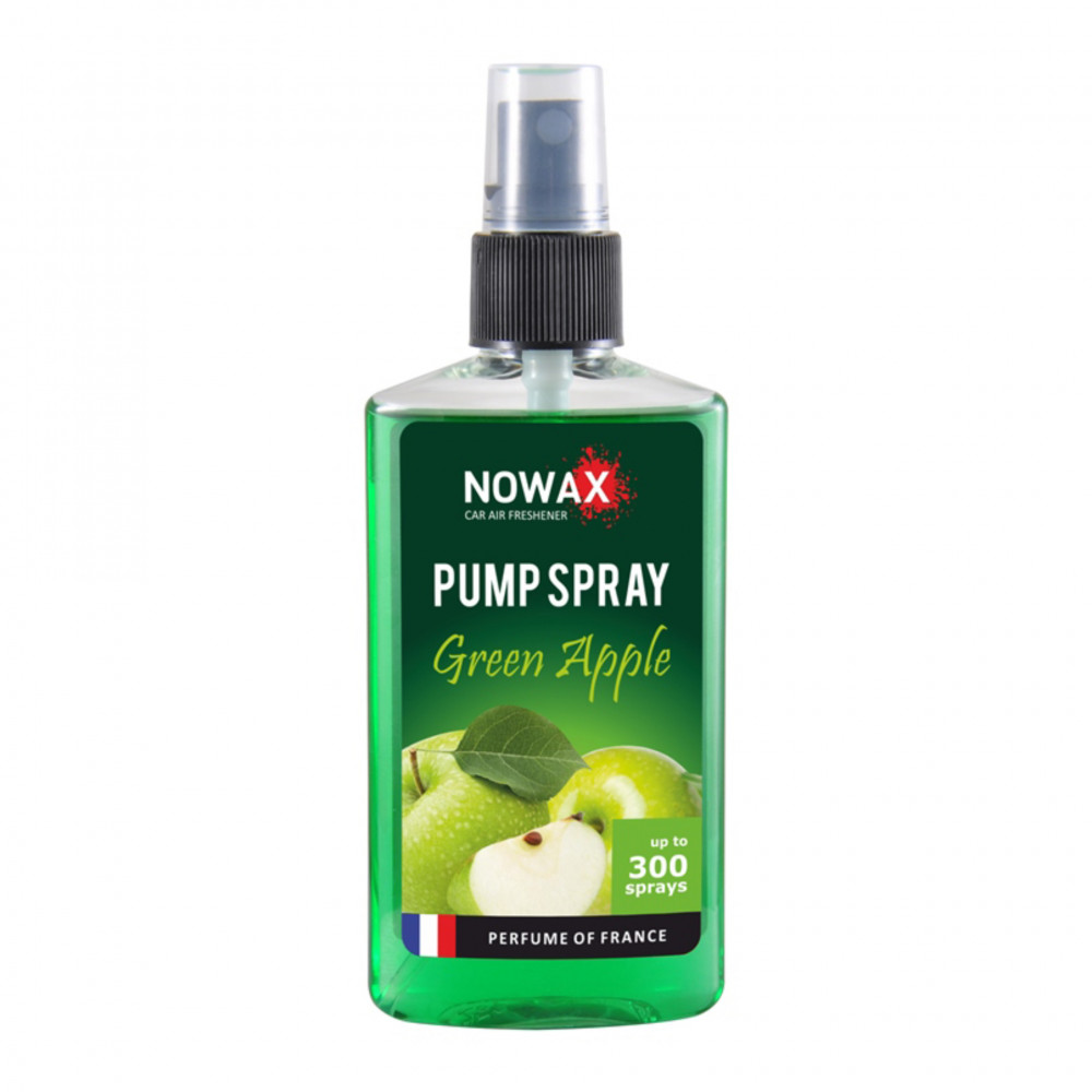 NOWAX Автомобільний ароматизатор повітря PUMP SPRAY 75ml, Green apple