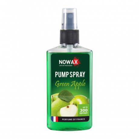 NOWAX Автомобільний ароматизатор повітря PUMP SPRAY 75ml, Green apple