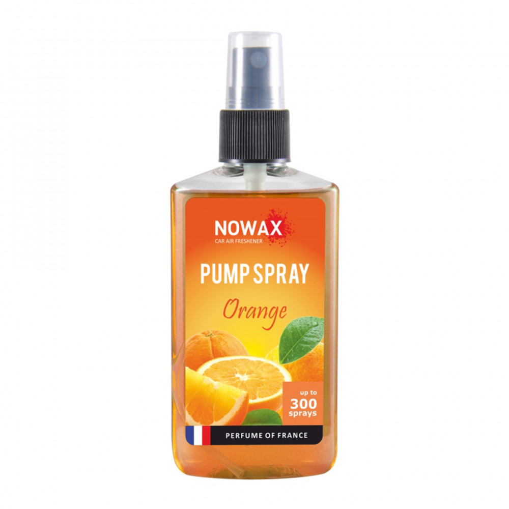 NOWAX Автомобільний ароматизатор повітря PUMP SPRAY 75ml, Orange