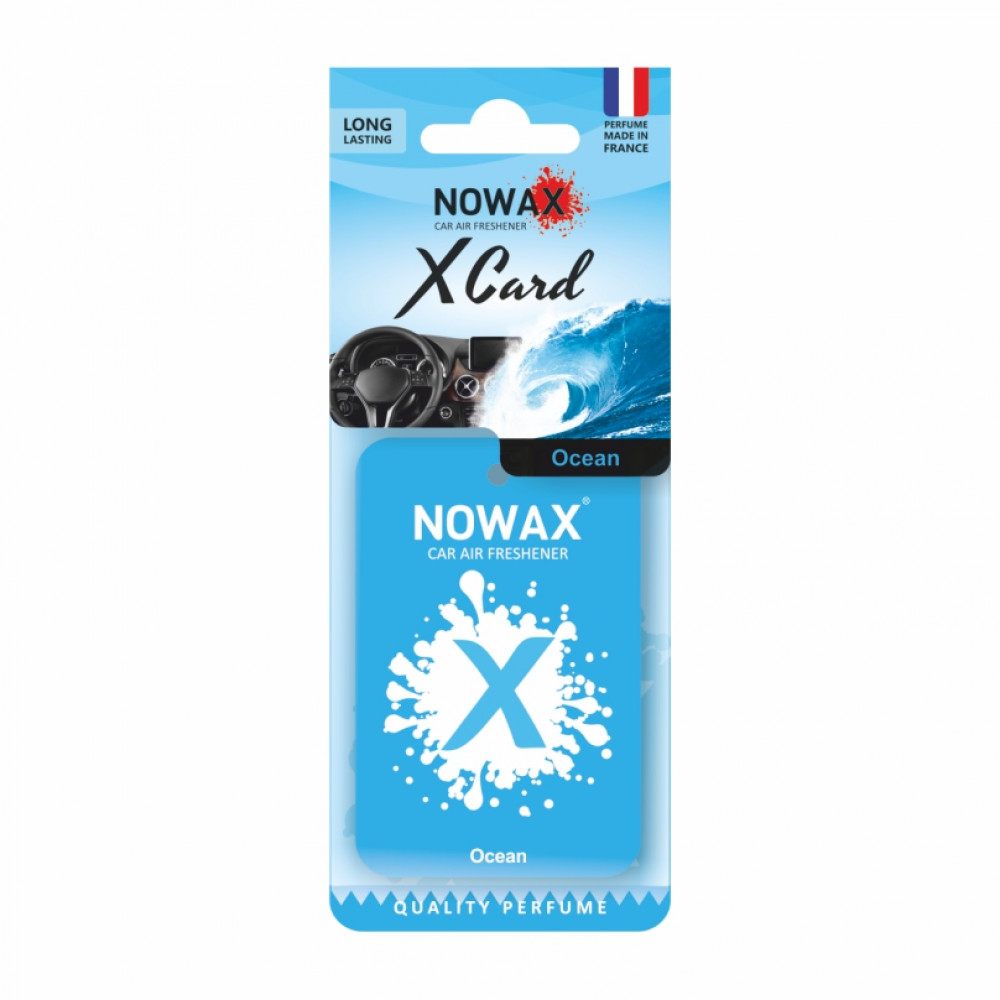 NOWAX Автомобільний ароматизатор повітря полімерний Nowax X Bag - Ocean (20шт/ящ)