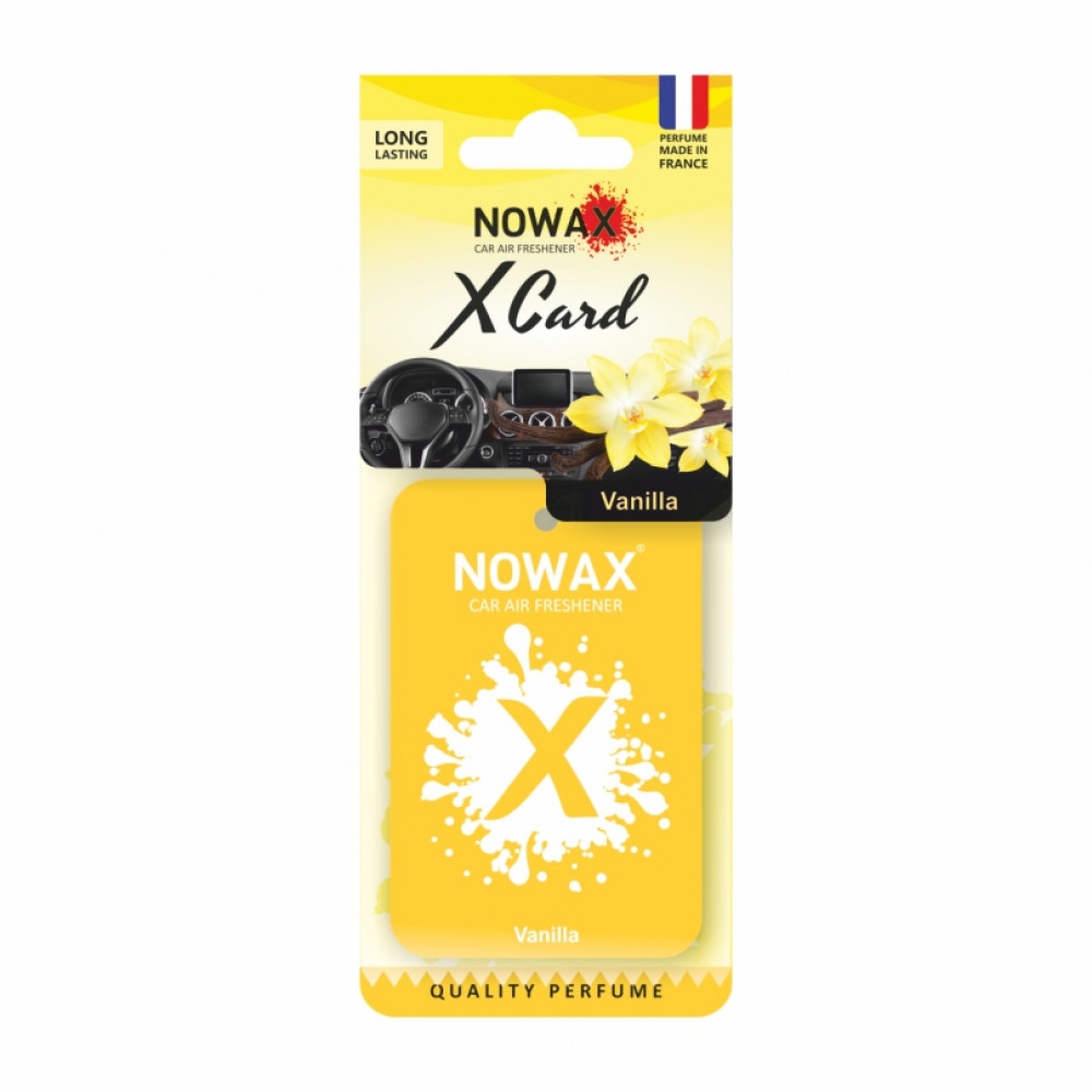 NOWAX Автомобільний ароматизатор повітря полімерний Nowax X Bag - Vanilla (20шт/ящ)