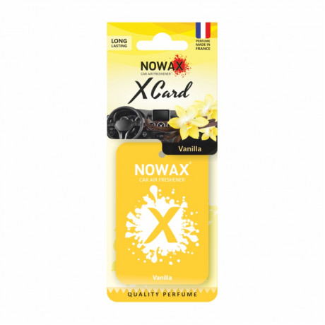 NOWAX Автомобільний ароматизатор повітря полімерний Nowax X Bag - Vanilla (20шт/ящ)
