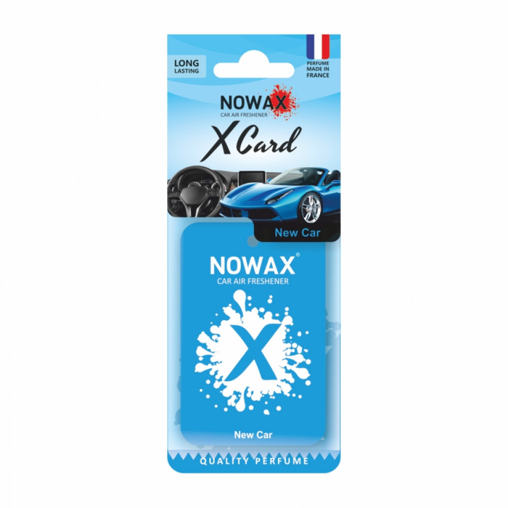 NOWAX Автомобільний ароматизатор повітря полімерний Nowax X Bag - New Car (20шт/ящ)