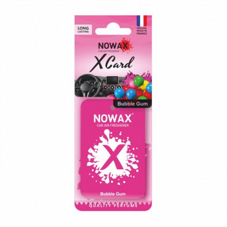 NOWAX Автомобільний ароматизатор повітря полімерний Nowax X Bag - Bubble Gum (20шт/ящ)