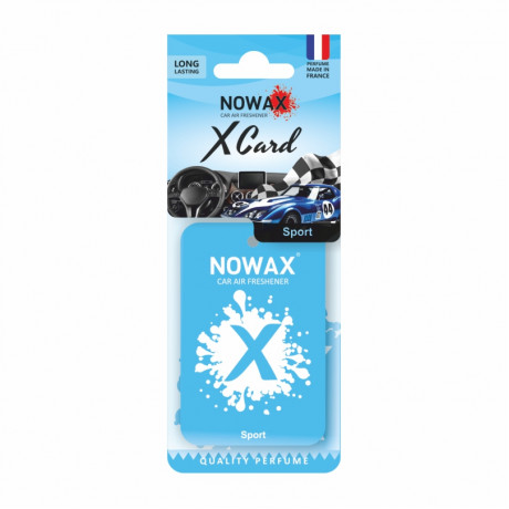 NOWAX Автомобільний ароматизатор повітря полімерний Nowax X Bag - Sport (20шт/ящ)