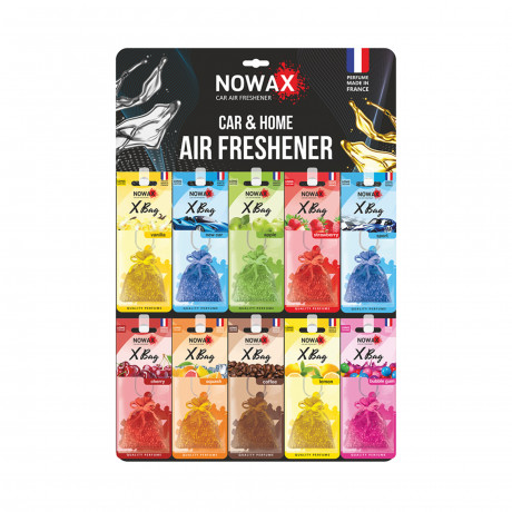 NOWAX Автомобільний ароматизатор повітря Nowax X Bag, дисплей (30шт.)