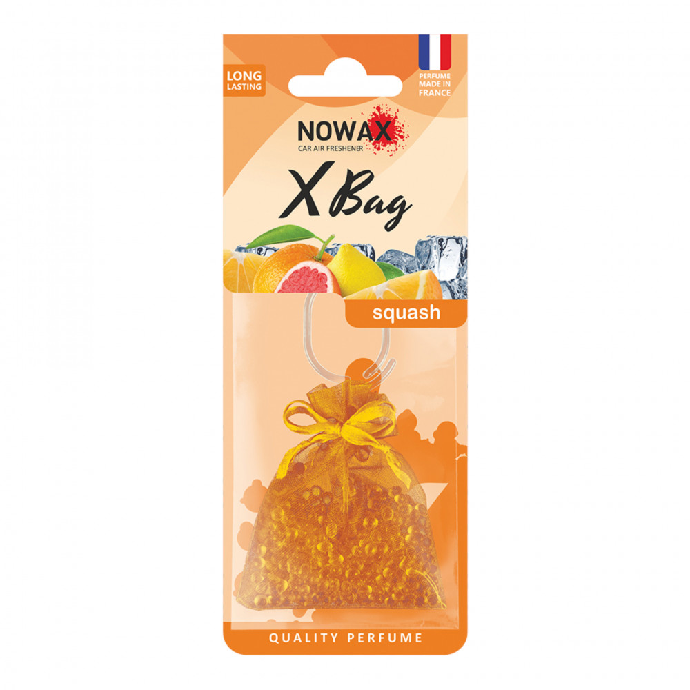 NOWAX Автомобільний ароматизатор повітря полімерний Nowax X Bag - Squash (20шт/ящ)