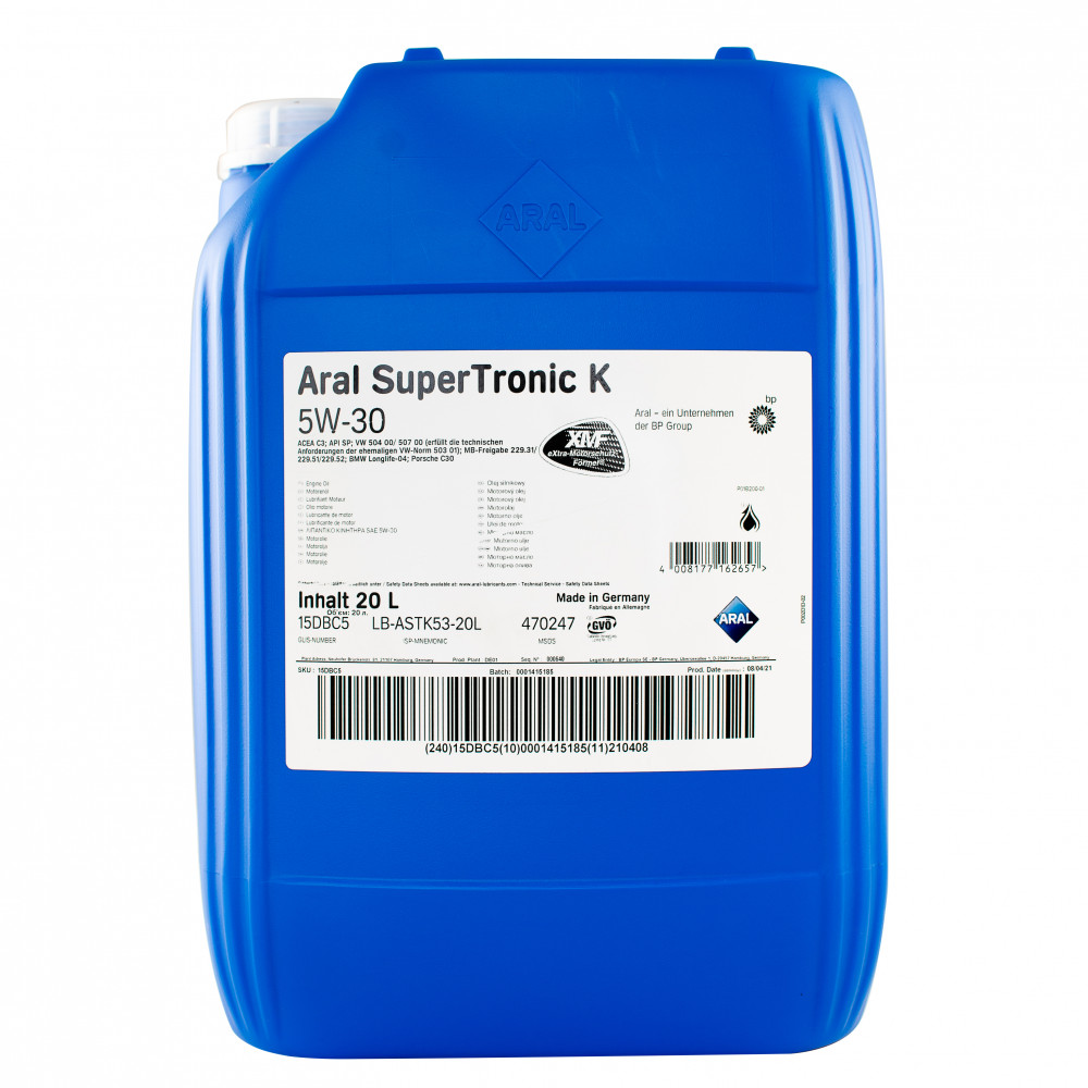 Aral SuperTronic K 5W-30 20L