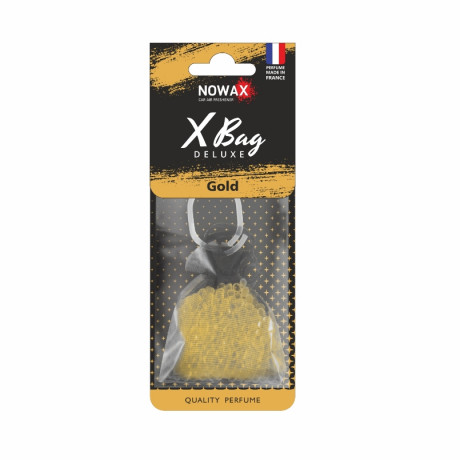 NOWAX Автомобільний ароматизатор повітря полімерний  X Bag DELUXE - Gold