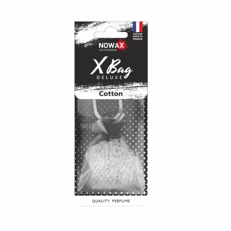 NOWAX Автомобільний ароматизатор повітря полімерний  X Bag DELUXE - Cotton