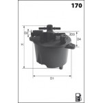 ELG5365 Фільтр палива ( аналогWF8397/KL581) 