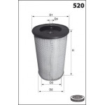 EL3763 Фільтр повітря ( аналогWA6135/LX608) 