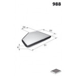 ELR7118 Фільтр салону ( аналогWP9100/LA54) 