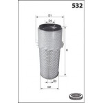 EL3813 Фільтр повітря ( аналогWA6107/LX878) 