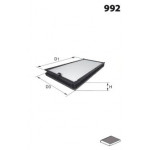 ELR7103 Фільтр салону ( аналогWP9246/LA382) 