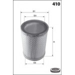 EL9160 Фільтр повітря ( аналогWA9523/LX2059) 