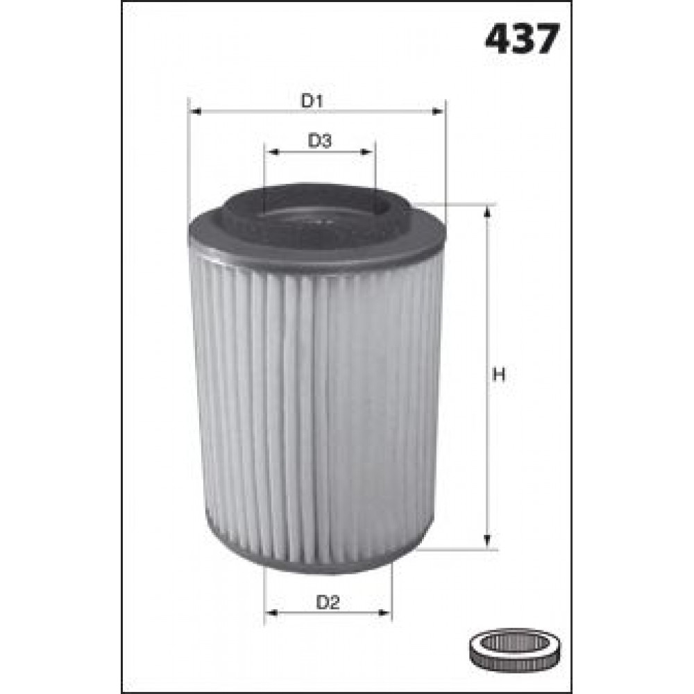 EL9127 Фільтр повітря ( аналогWA9479/)