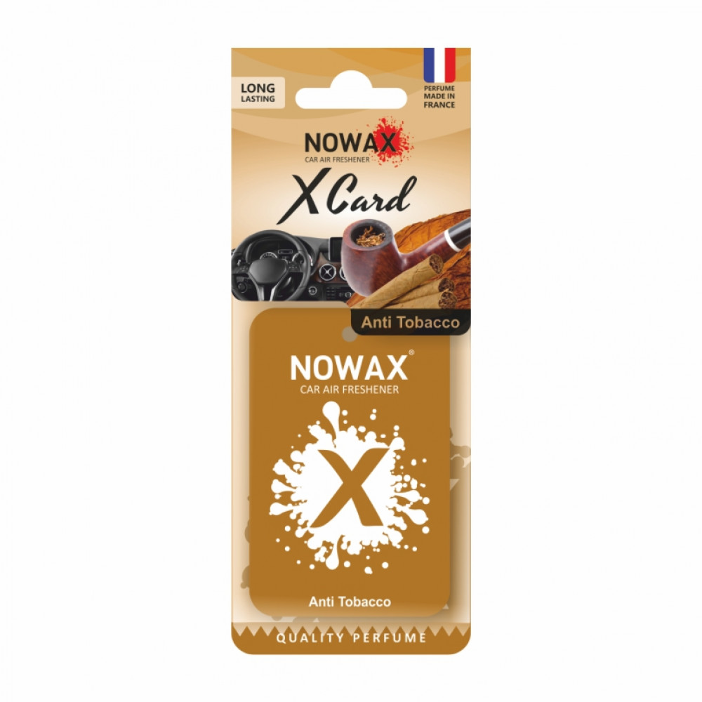 NOWAX Ароматизатор NOWAX серія _X CARD_ - Anti Tobacco 