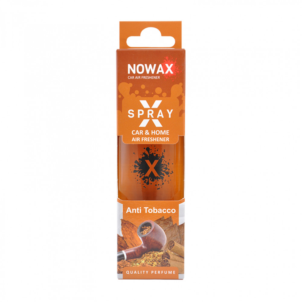 NOWAX Ароматизатор повітря з розпилювачем в коробці NOWAX серія “X Spray“ - Anti Tobacco