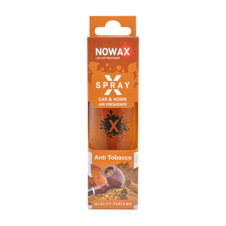 NOWAX Ароматизатор повітря з розпилювачем в коробці NOWAX серія “X Spray“ - Anti Tobacco