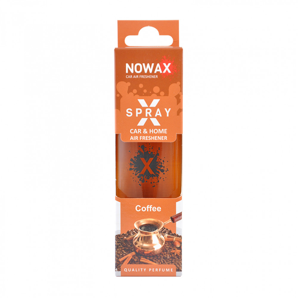 NOWAX Ароматизатор повітря з розпилювачем в коробці NOWAX серія “X Spray“ - Coffee