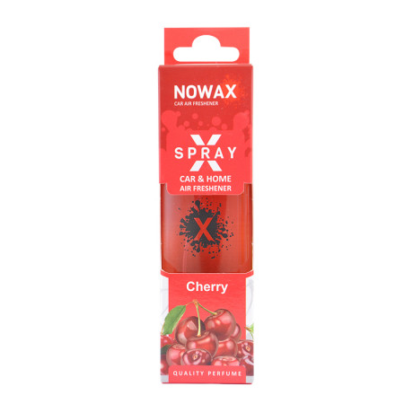 NOWAX Ароматизатор повітря з розпилювачем в коробці NOWAX серія “X Spray“ - Cherry
