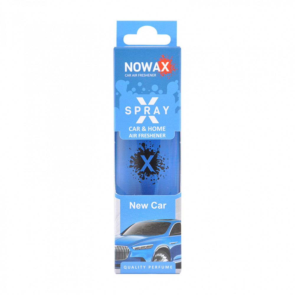 NOWAX Ароматизатор повітря з розпилювачем в коробці NOWAX серія “X Spray“ - New Car 