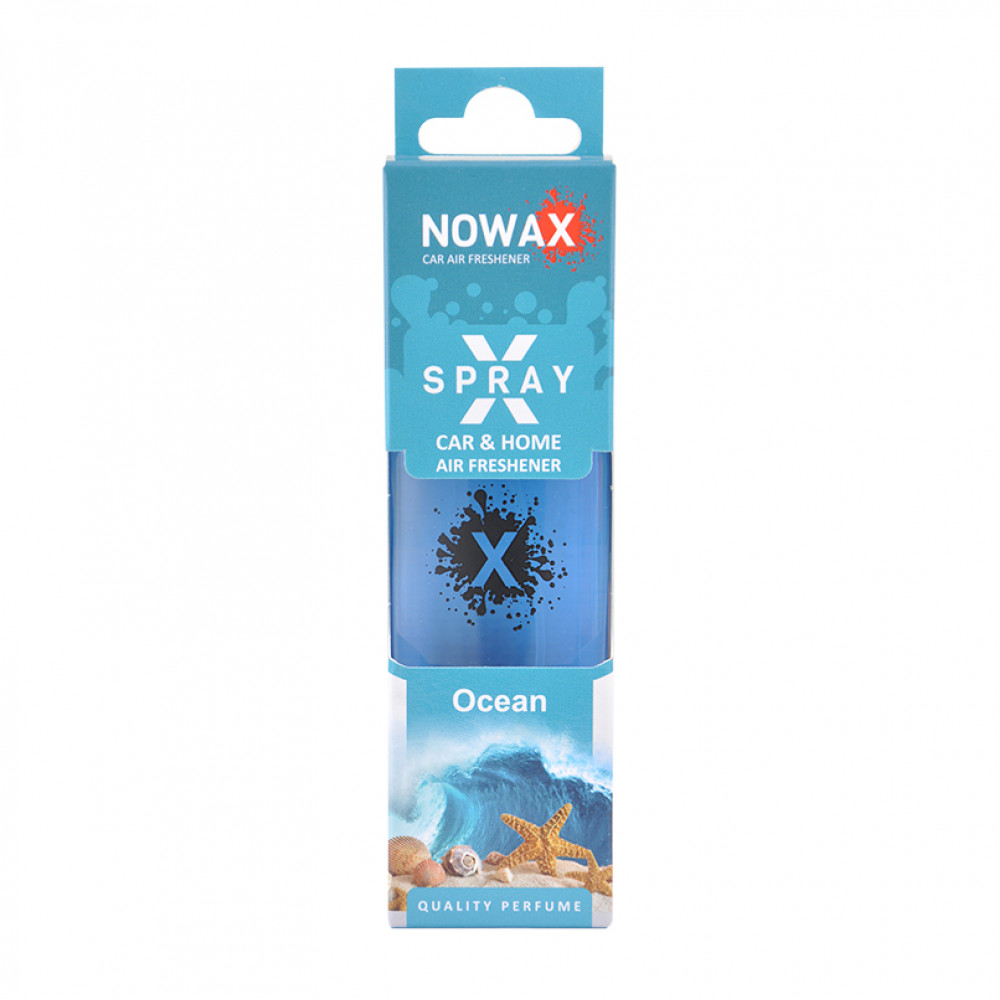 NOWAX Ароматизатор повітря з розпилювачем в коробці NOWAX серія “X Spray“ - Ocean