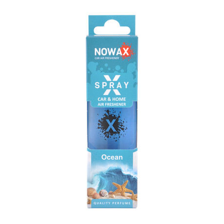 NOWAX Ароматизатор повітря з розпилювачем в коробці NOWAX серія “X Spray“ - Ocean