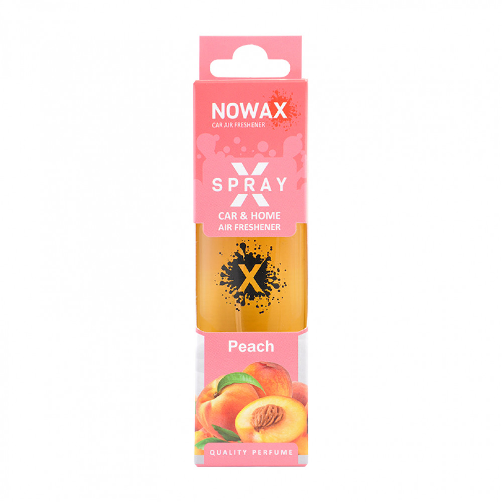 NOWAX Ароматизатор повітря з розпилювачем в коробці NOWAX серія “X Spray“ - Peach