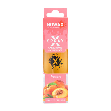 NOWAX Ароматизатор повітря з розпилювачем в коробці NOWAX серія “X Spray“ - Peach