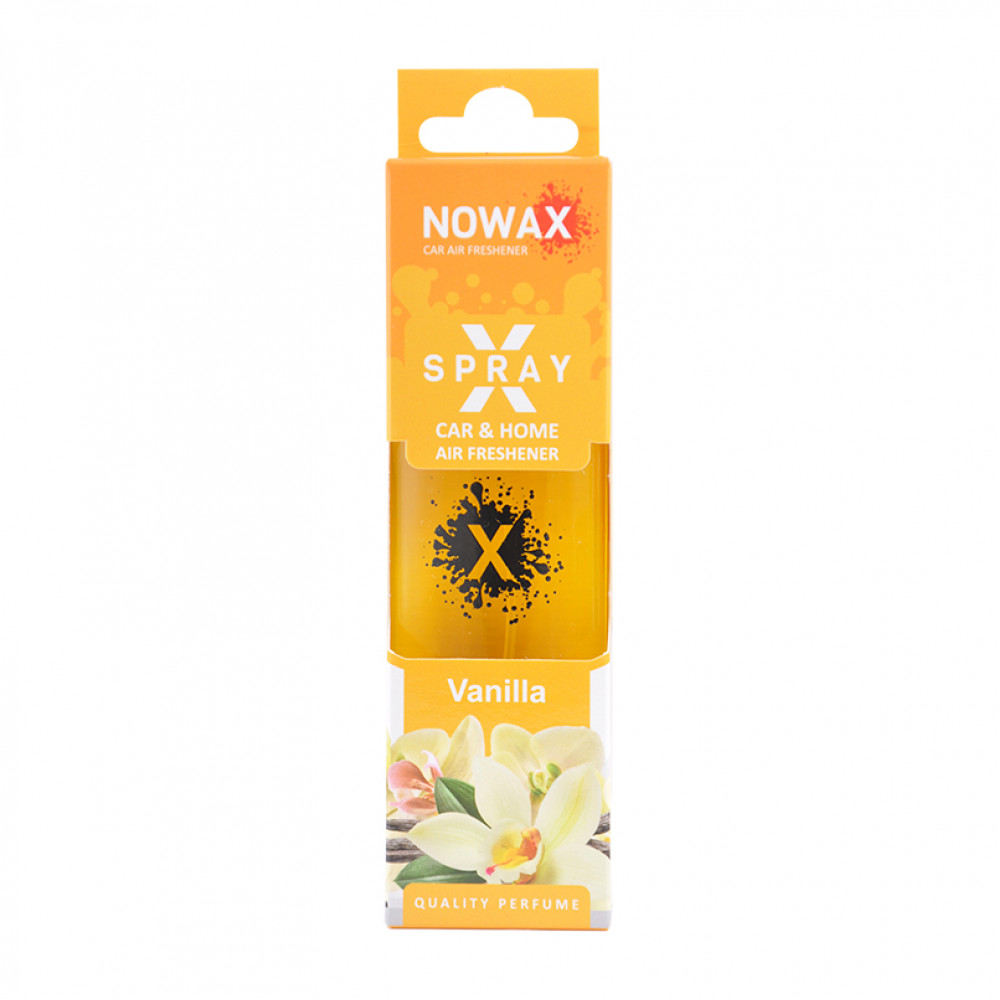 NOWAX Ароматизатор повітря з розпилювачем в коробці NOWAX серія “X Spray“ - Vanilla 