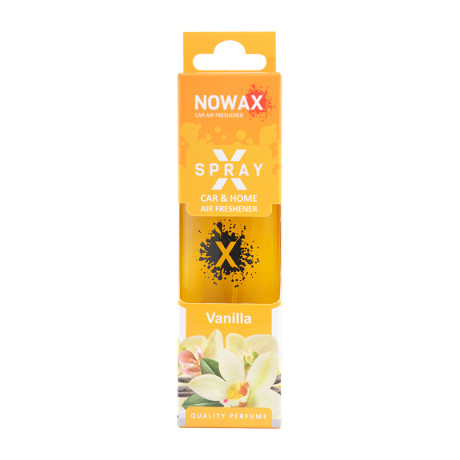 NOWAX Ароматизатор повітря з розпилювачем в коробці NOWAX серія “X Spray“ - Vanilla 