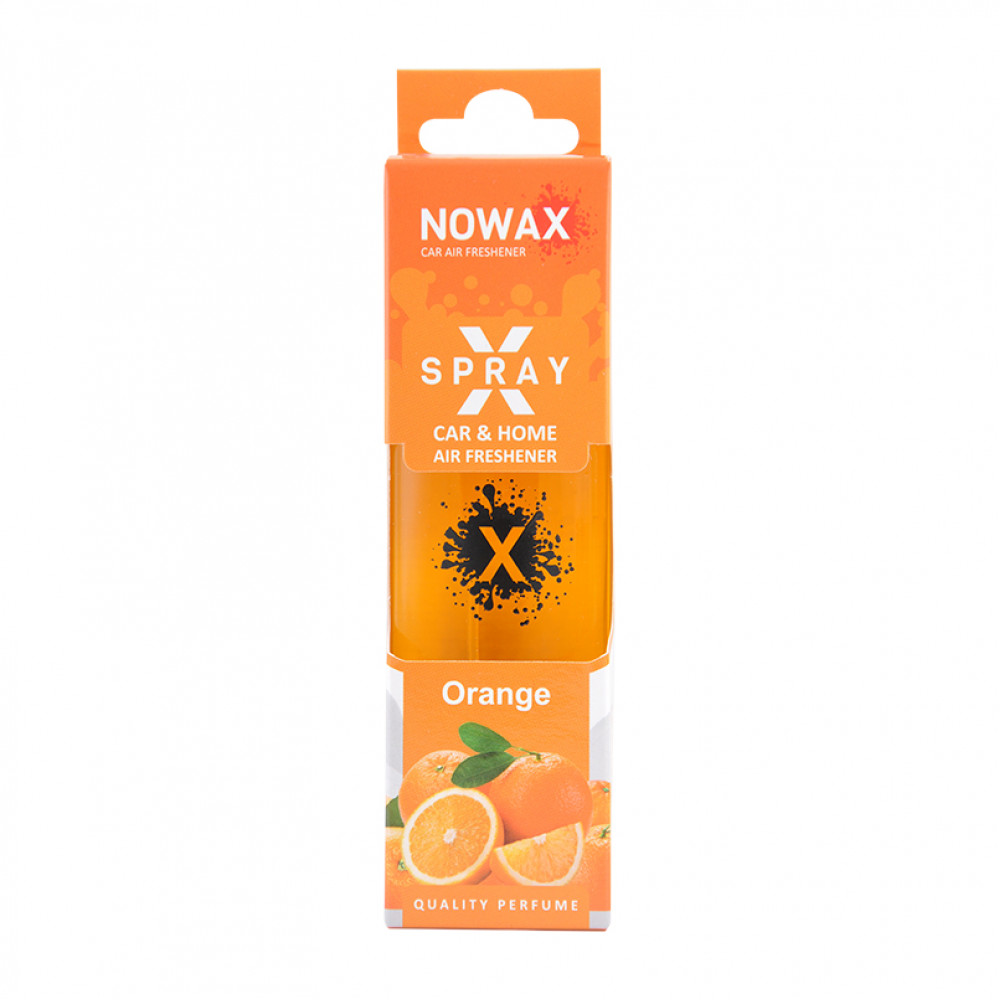 NOWAX Ароматизатор повітря з розпилювачем в коробці NOWAX серія “X Spray“ - Orange