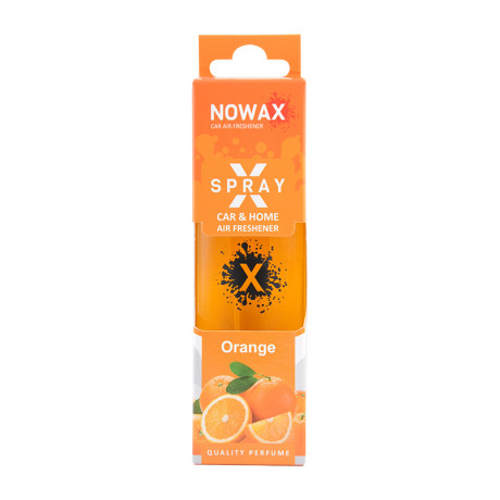 NOWAX Ароматизатор повітря з розпилювачем в коробці NOWAX серія “X Spray“ - Orange